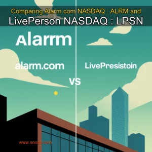 Artistic representation for Comparing Alarm com NASDAQ : ALRM and LivePerson NASDAQ : LPSN