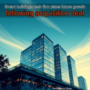 Artistic representation for Smart buildings tech firm plans future growth following acquisition deal