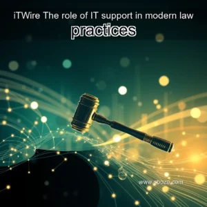 Artistic representation for iTWire The role of IT support in modern law practices