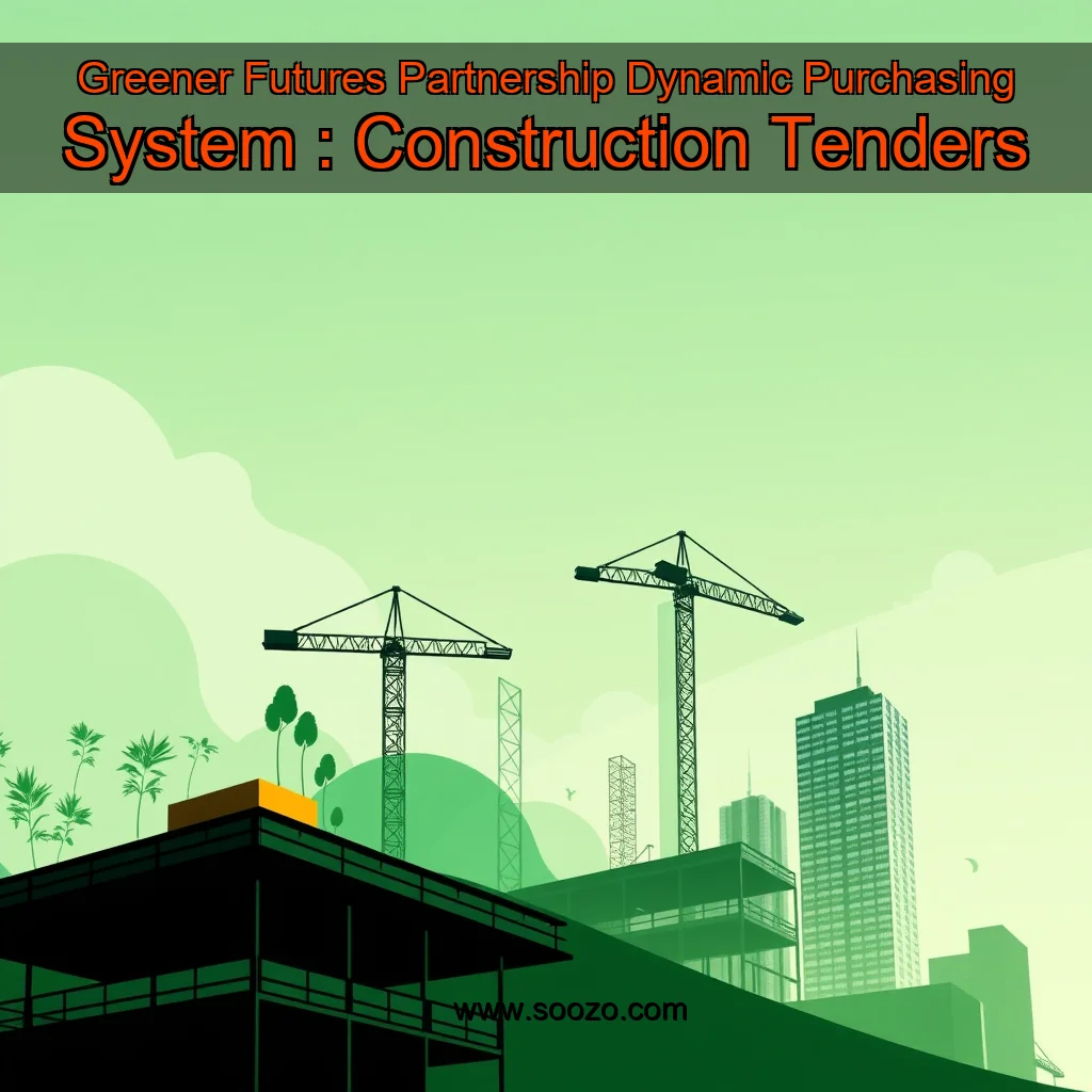 You are currently viewing Greener Futures Partnership  Dynamic Purchasing System :  Construction Tenders