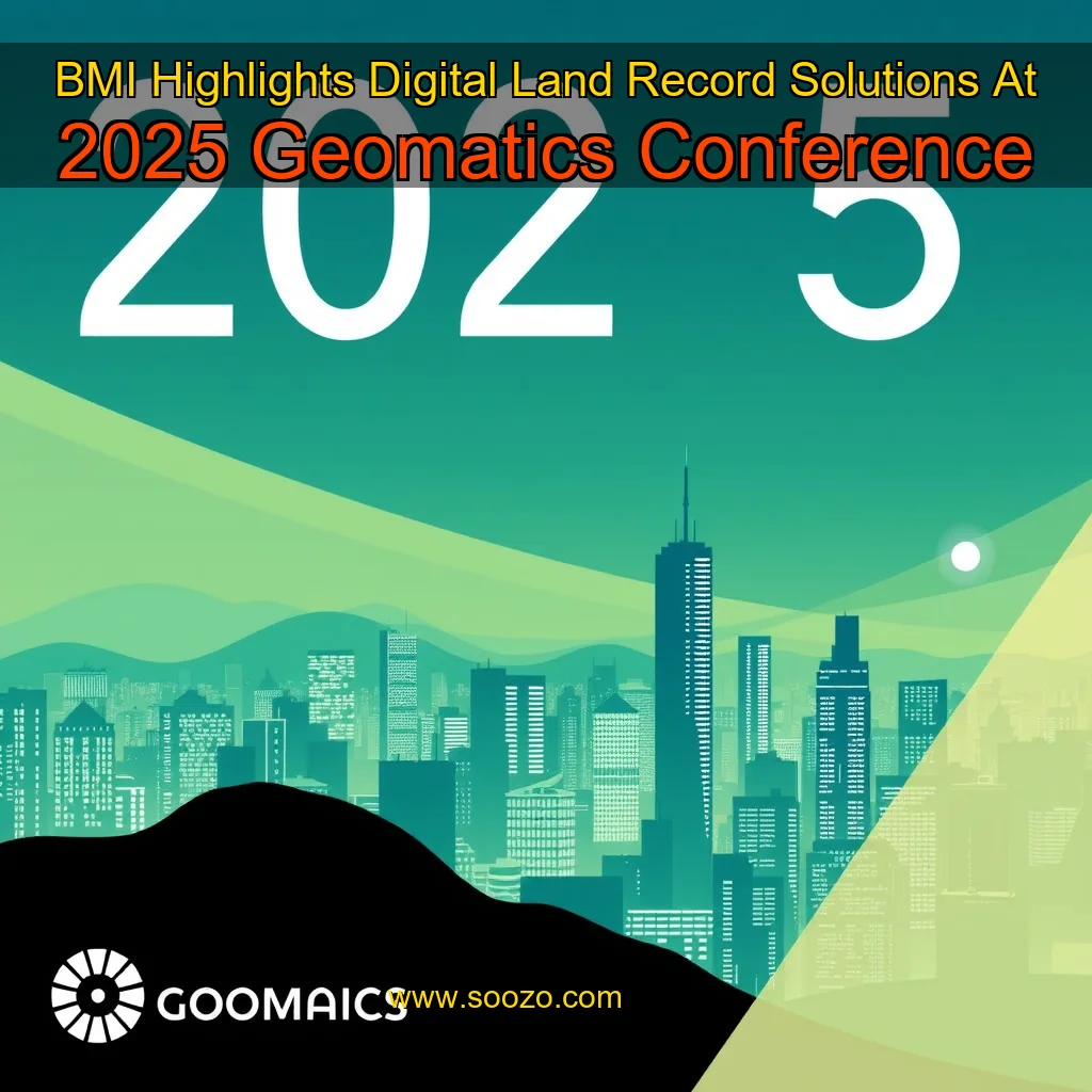 You are currently viewing BMI Highlights Digital Land Record Solutions At 2025 Geomatics Conference