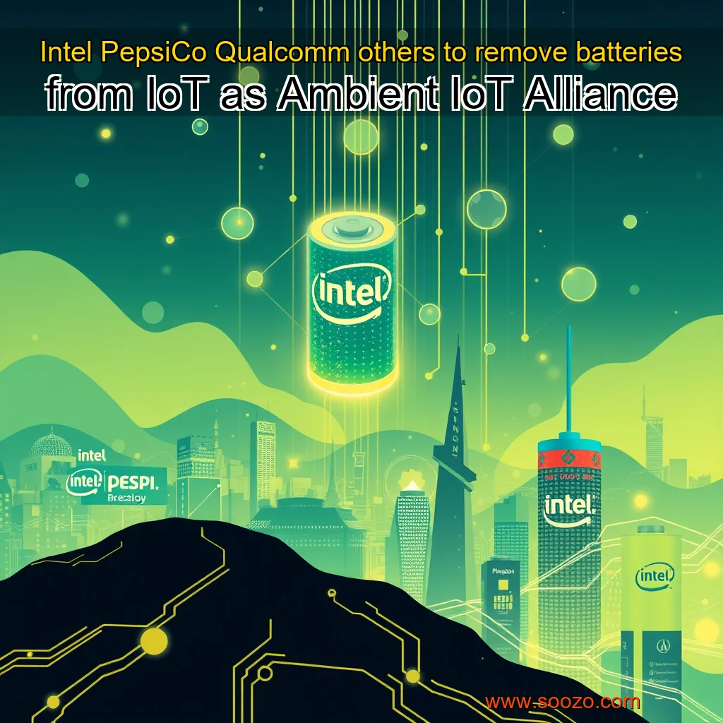 You are currently viewing Intel  PepsiCo  Qualcomm  others to remove batteries from IoT  as Ambient IoT Alliance
