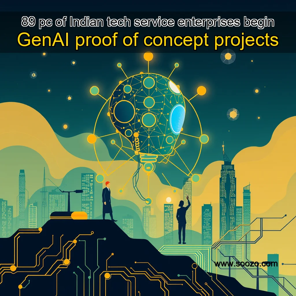 You are currently viewing 89 pc of Indian tech service enterprises begin GenAI proof  of  concept projects