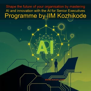 Artistic representation for Shape the future of your organisation by mastering AI and innovation with the AI for Senior Executives Programme by IIM Kozhikode