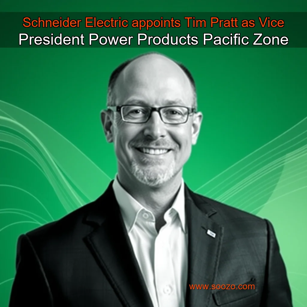 You are currently viewing Schneider Electric appoints Tim Pratt as Vice President Power Products  Pacific Zone