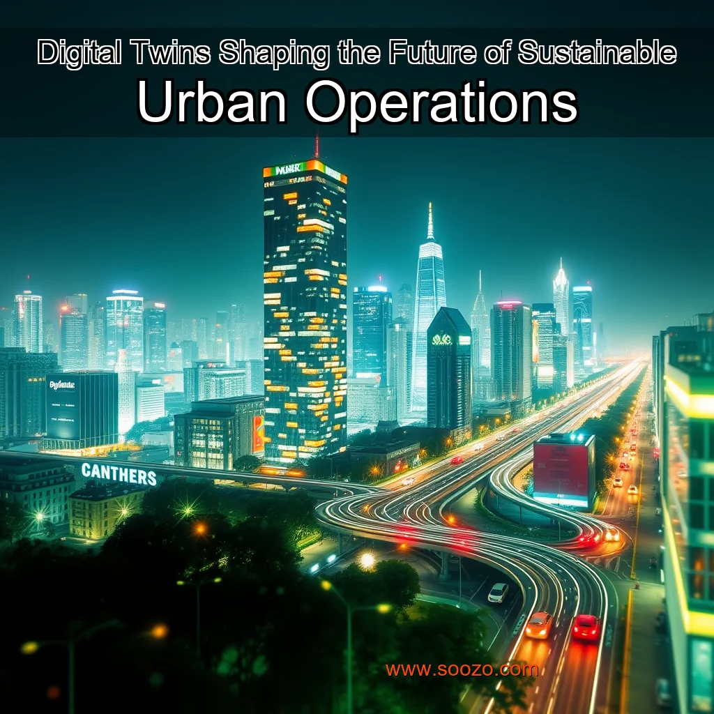 You are currently viewing Digital Twins Shaping the Future of Sustainable Urban Operations