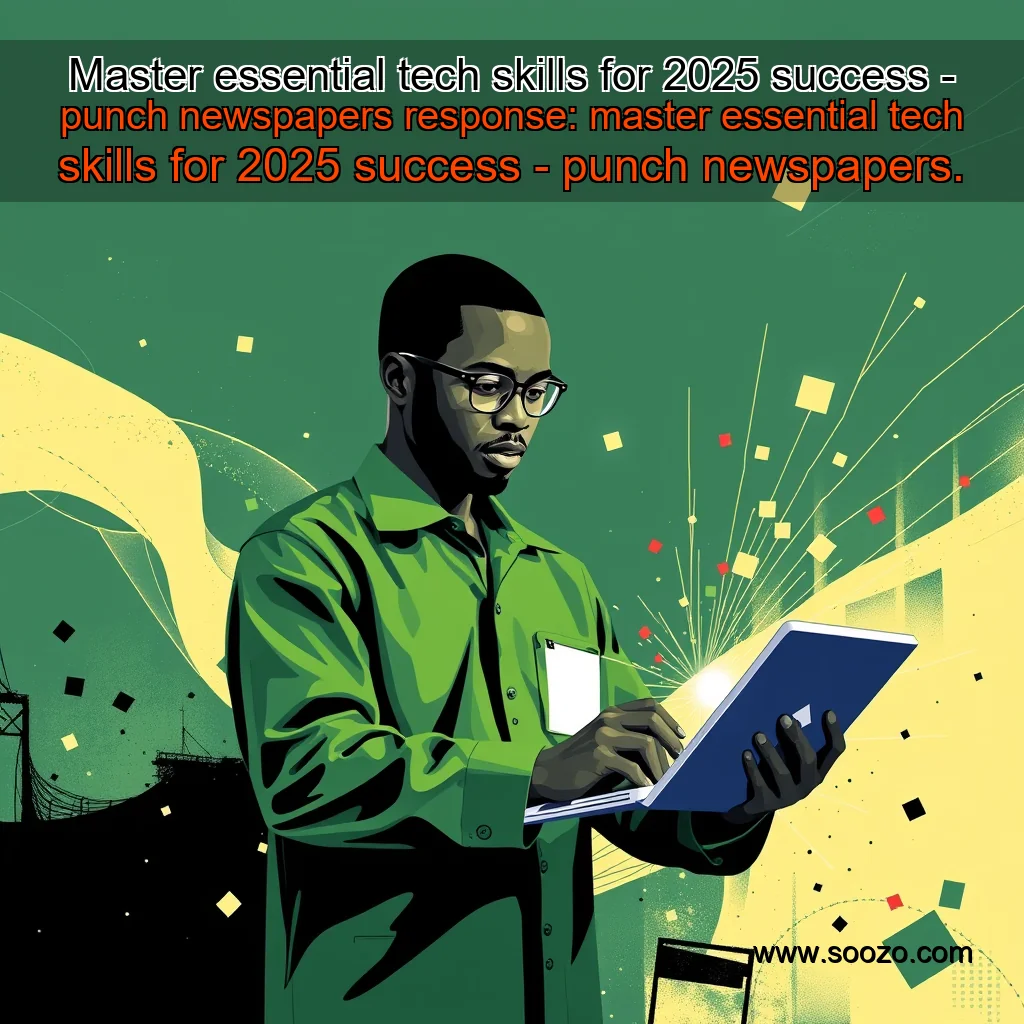 You are currently viewing Master essential tech skills for 2025 success – punch newspapers


 response: master essential tech skills for 2025 success – punch newspapers.