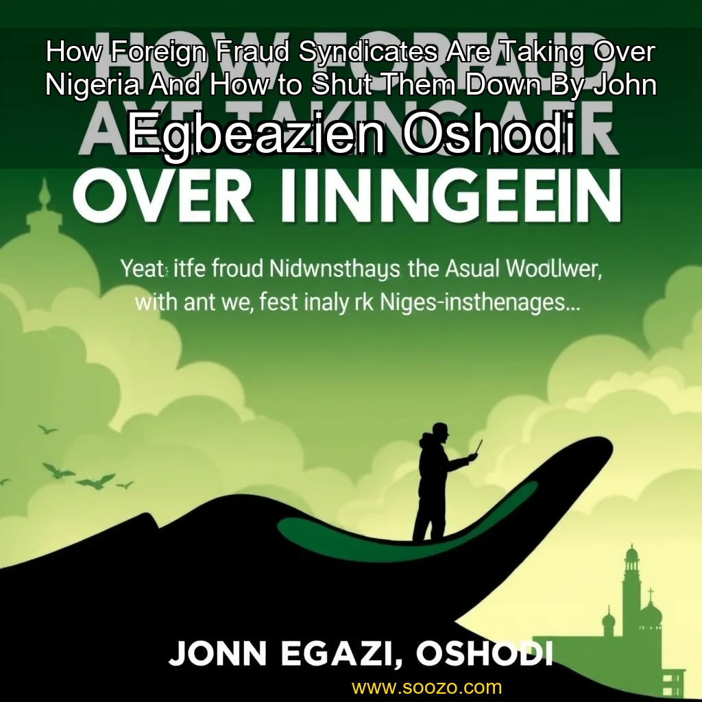 You are currently viewing How Foreign Fraud Syndicates Are Taking Over Nigeria And How to Shut Them Down  By John Egbeazien Oshodi