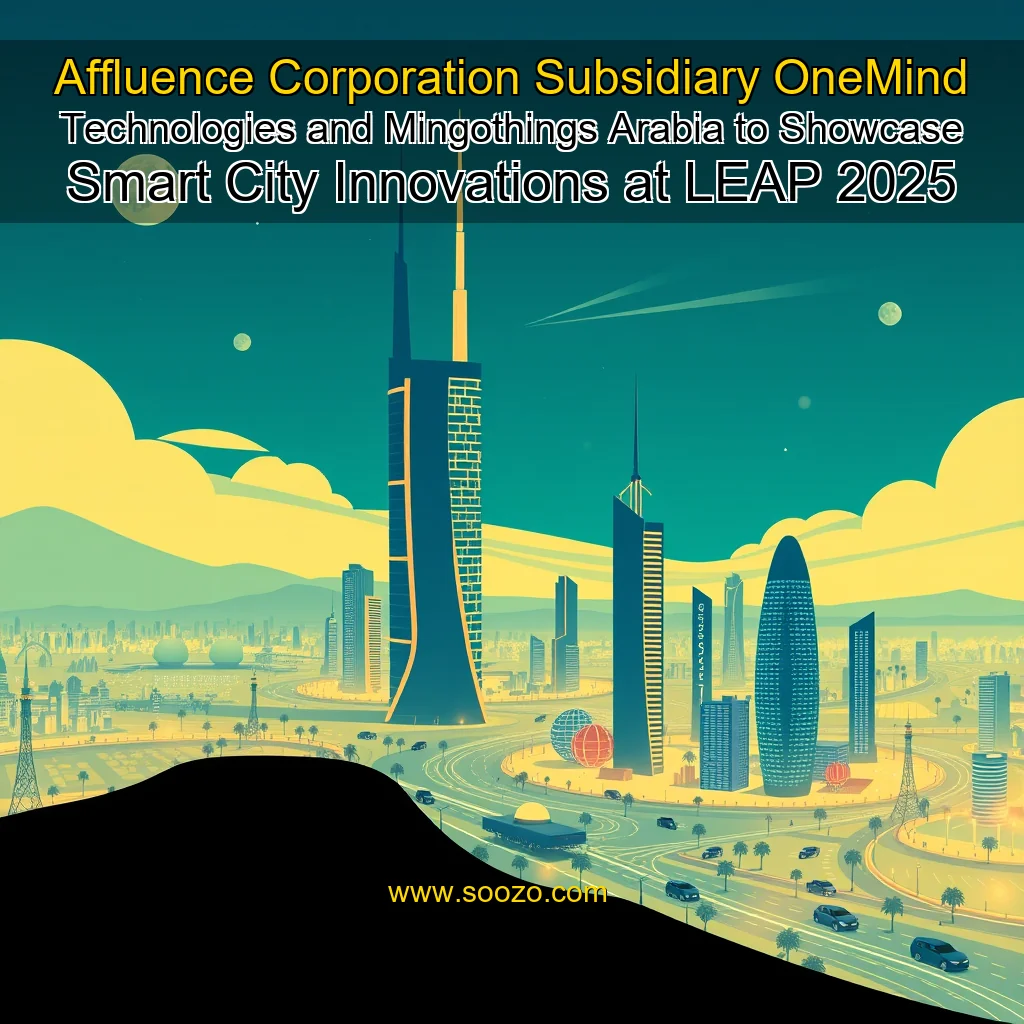 You are currently viewing Affluence Corporation Subsidiary OneMind Technologies and Mingothings Arabia to Showcase Smart City Innovations at LEAP 2025