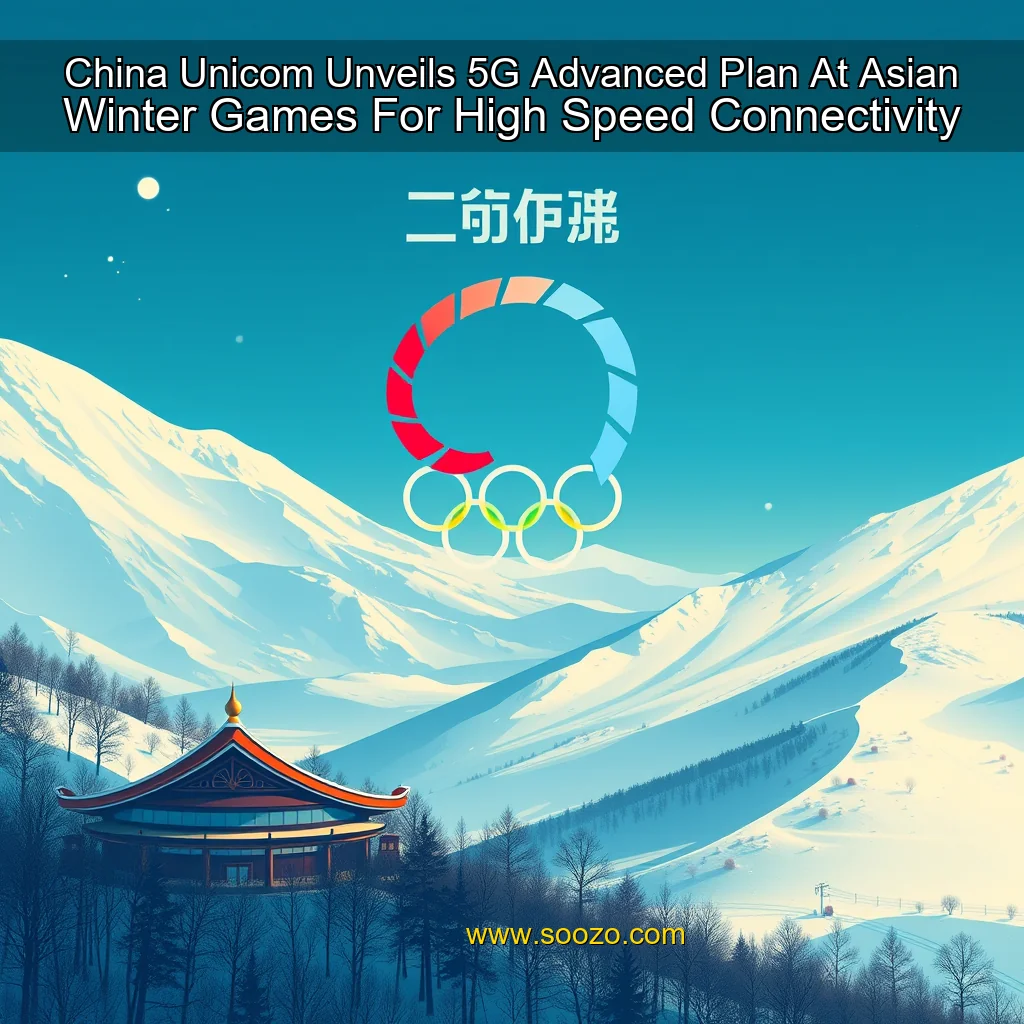You are currently viewing China Unicom Unveils 5G  Advanced Plan At Asian Winter Games For High  Speed Connectivity