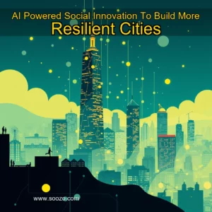 Artistic representation for AI Powered Social Innovation To Build More Resilient Cities
