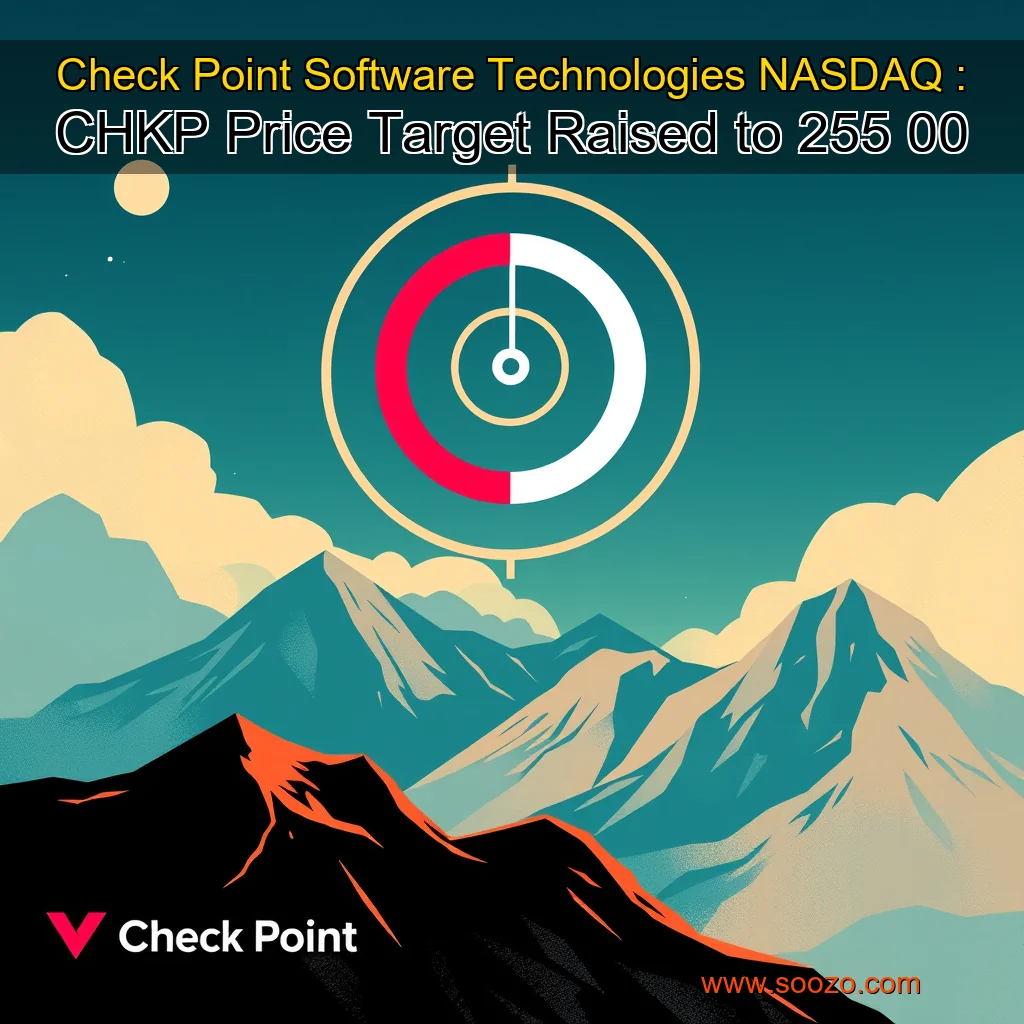 Read more about the article Check Point Software Technologies  NASDAQ : CHKP  Price Target Raised to 255  00