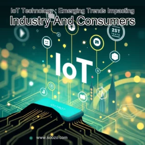 Artistic representation for IoT Technology : Emerging Trends Impacting Industry And Consumers