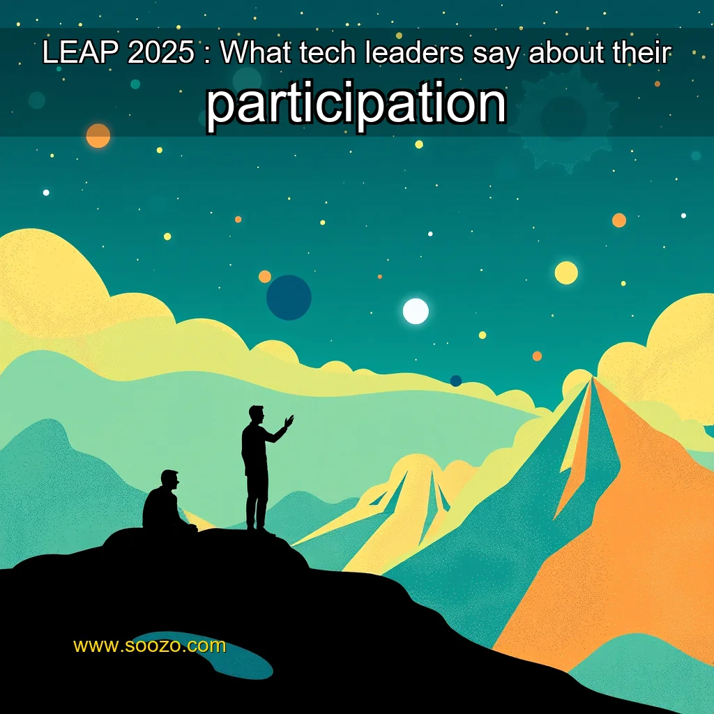 You are currently viewing LEAP 2025 : What tech leaders say about their participation
