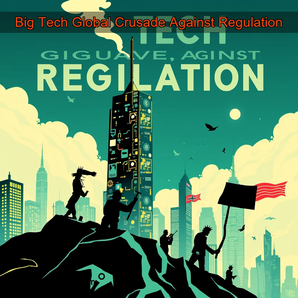 You are currently viewing Big Tech Global Crusade Against Regulation