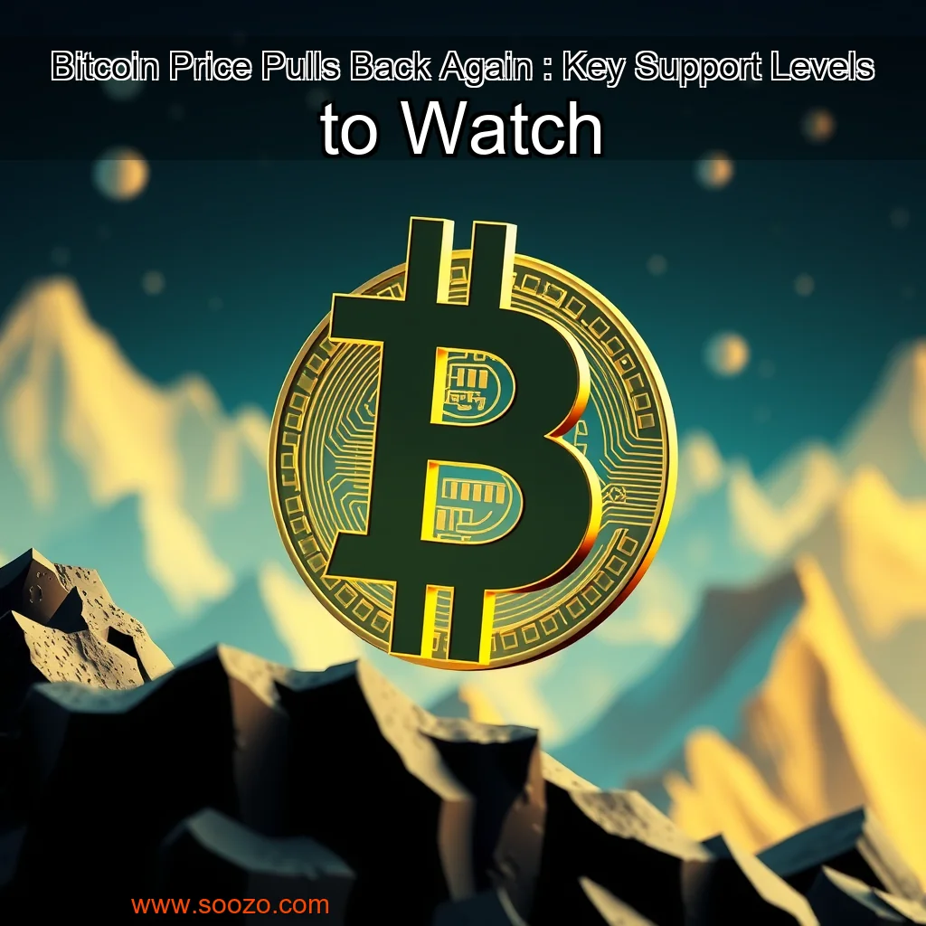 You are currently viewing Bitcoin Price Pulls Back Again : Key Support Levels to Watch