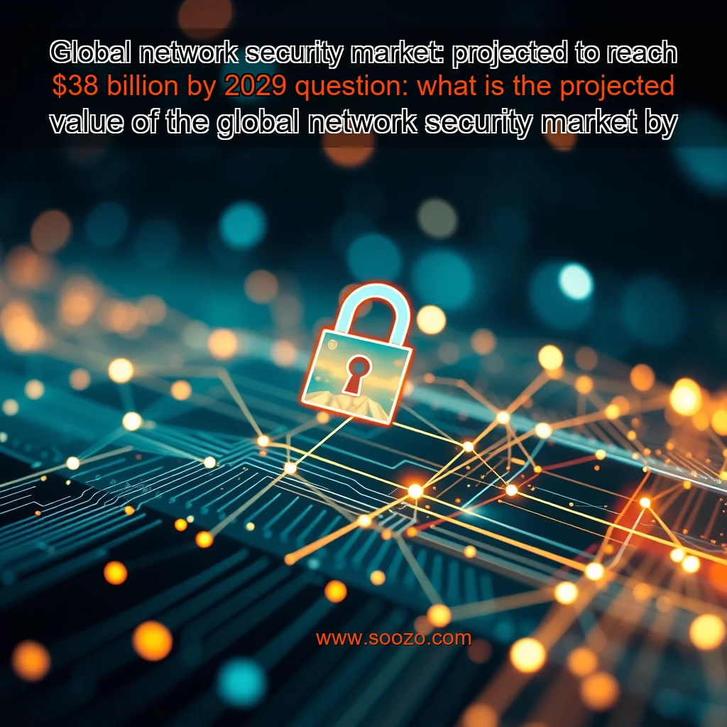 You are currently viewing Global network security market: projected to reach $38 billion by 2029

question: what is the projected value of the global network security market by 2029?