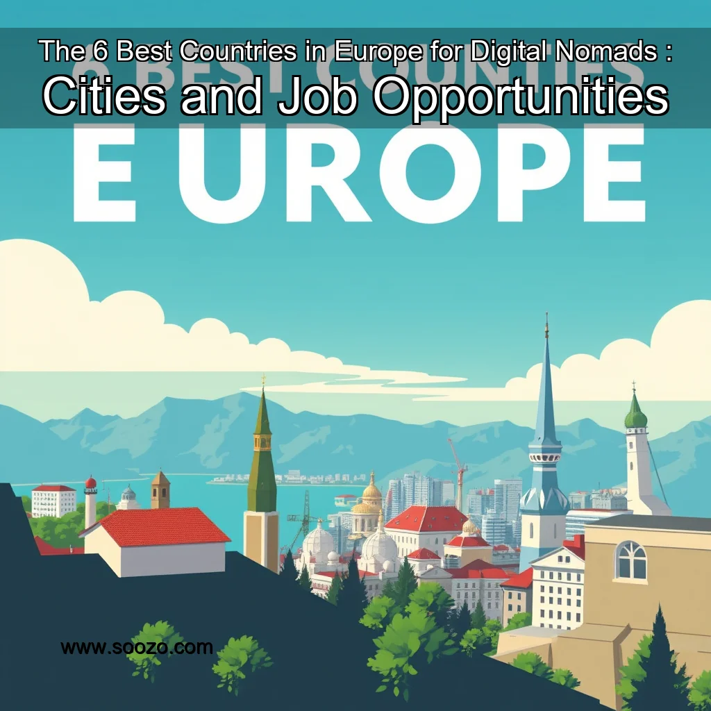 You are currently viewing The 6 Best Countries in Europe for Digital Nomads : Cities and Job Opportunities