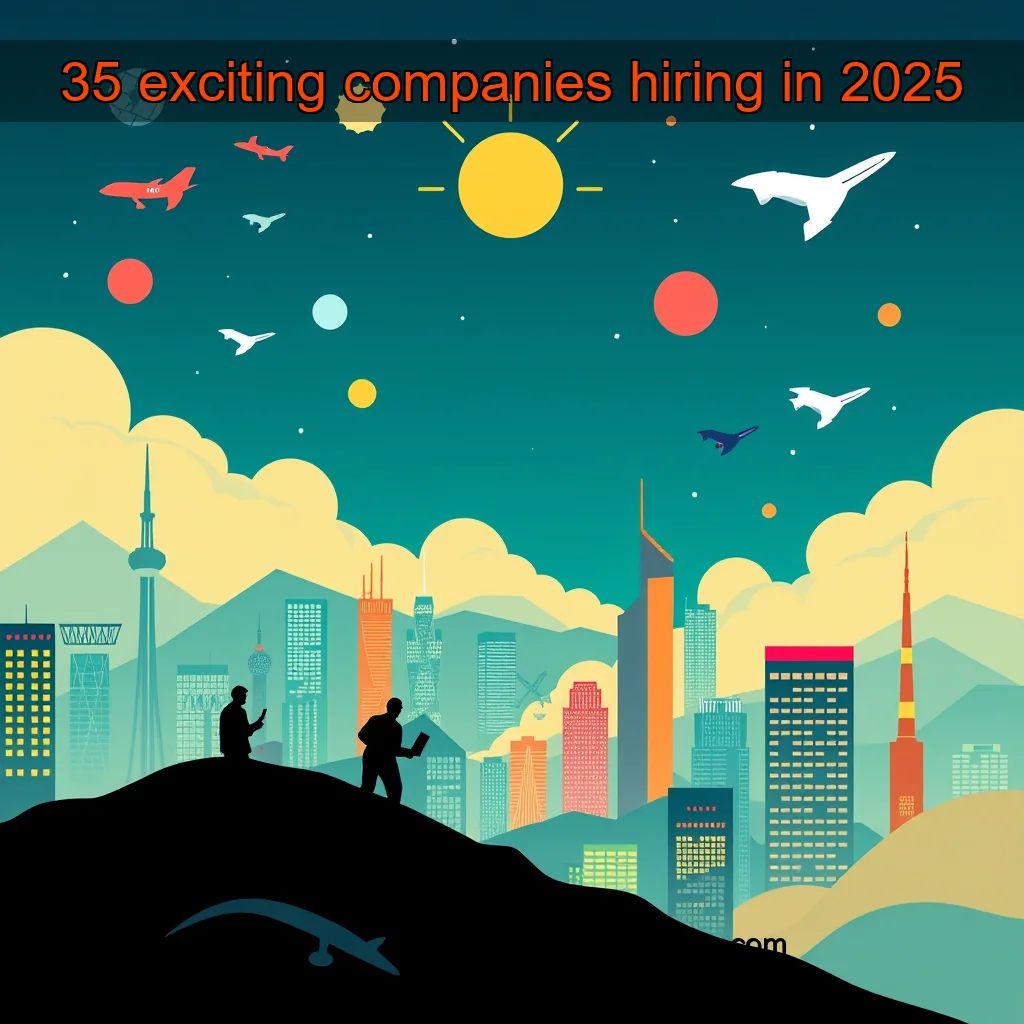 You are currently viewing 35 exciting companies hiring in 2025