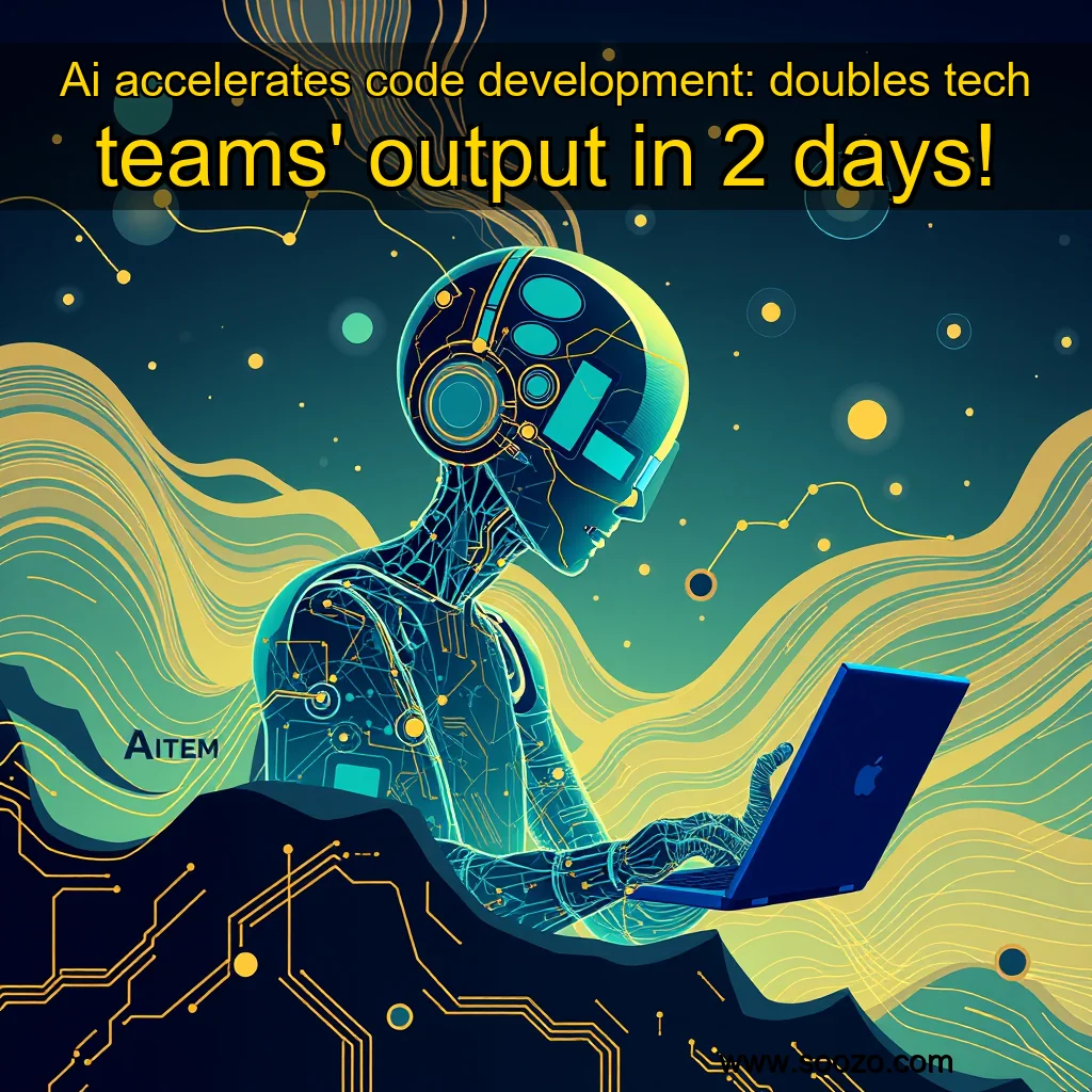 You are currently viewing Ai accelerates code development: doubles tech teams’ output in 2 days!