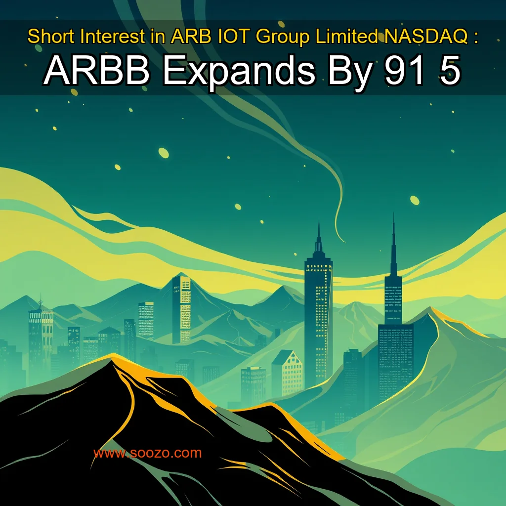 You are currently viewing Short Interest in ARB IOT Group Limited  NASDAQ : ARBB  Expands By 91  5