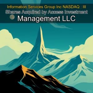 Artistic representation for Information Services Group Inc NASDAQ : III Shares Acquired by Access Investment Management LLC