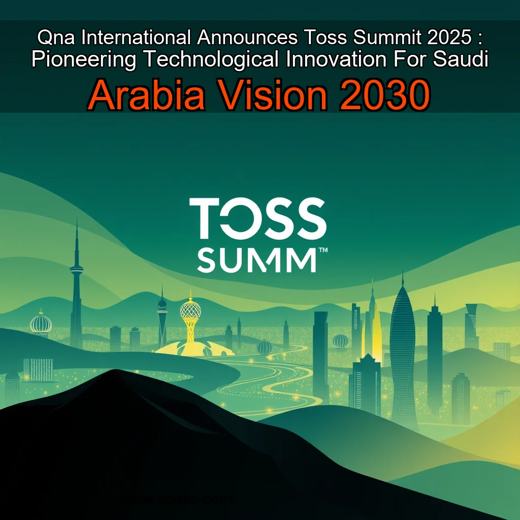 You are currently viewing Qna International Announces Toss Summit 2025 : Pioneering Technological Innovation For Saudi Arabia Vision 2030