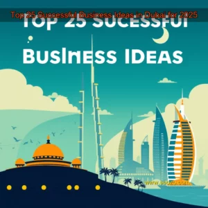 Artistic representation for Top 25 Successful Business Ideas in Dubai for 2025