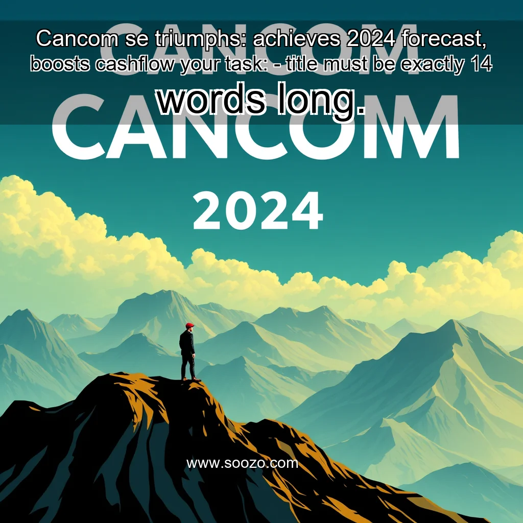 You are currently viewing Cancom se triumphs: achieves 2024 forecast, boosts cashflow


 your task:

– title must be exactly 14 words long.