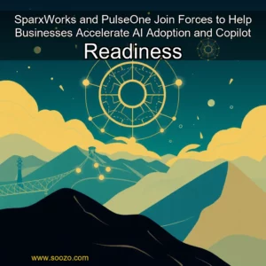 Artistic representation for SparxWorks and PulseOne Join Forces to Help Businesses Accelerate AI Adoption and Copilot Readiness