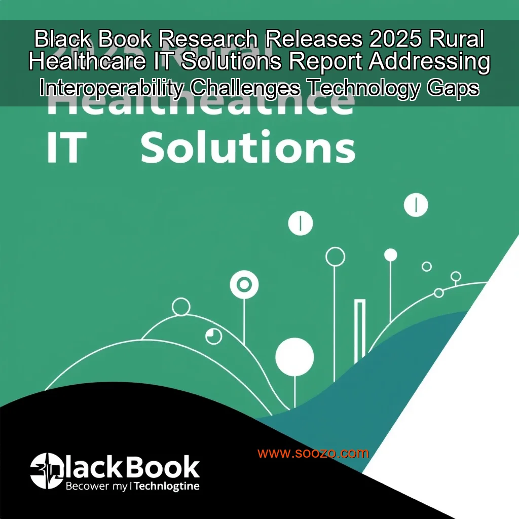 You are currently viewing Black Book Research Releases 2025 Rural Healthcare IT Solutions Report Addressing Interoperability Challenges  Technology Gaps