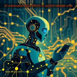 Artistic representation for AI automation spur efforts to upskill network pros