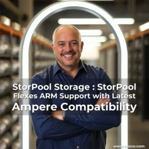 Artistic representation for StorPool Storage : StorPool Flexes ARM Support with Latest Ampere Compatibility