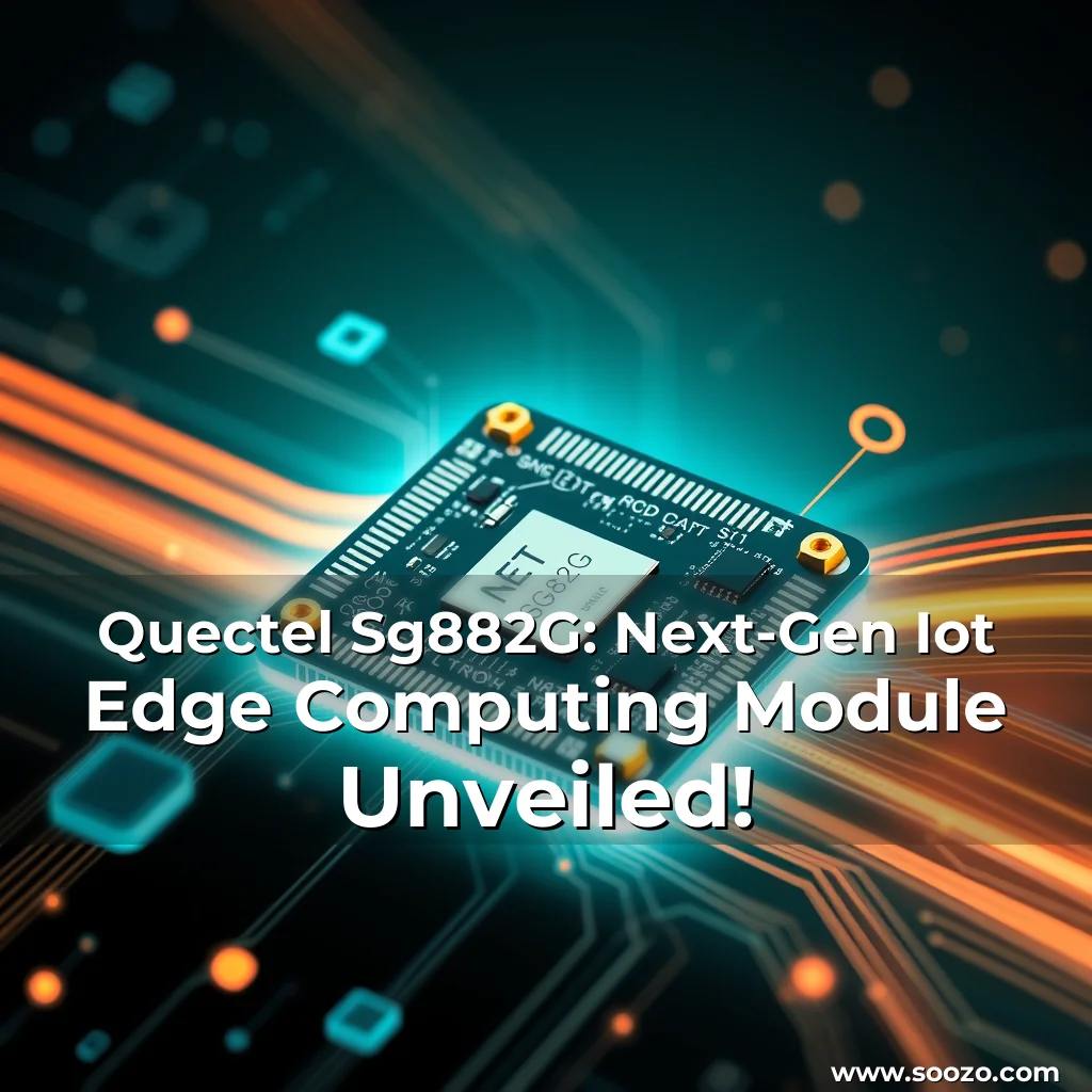 Artistic representation for Quectel Sg882G: Next-Gen Iot Edge Computing Module Unveiled!
