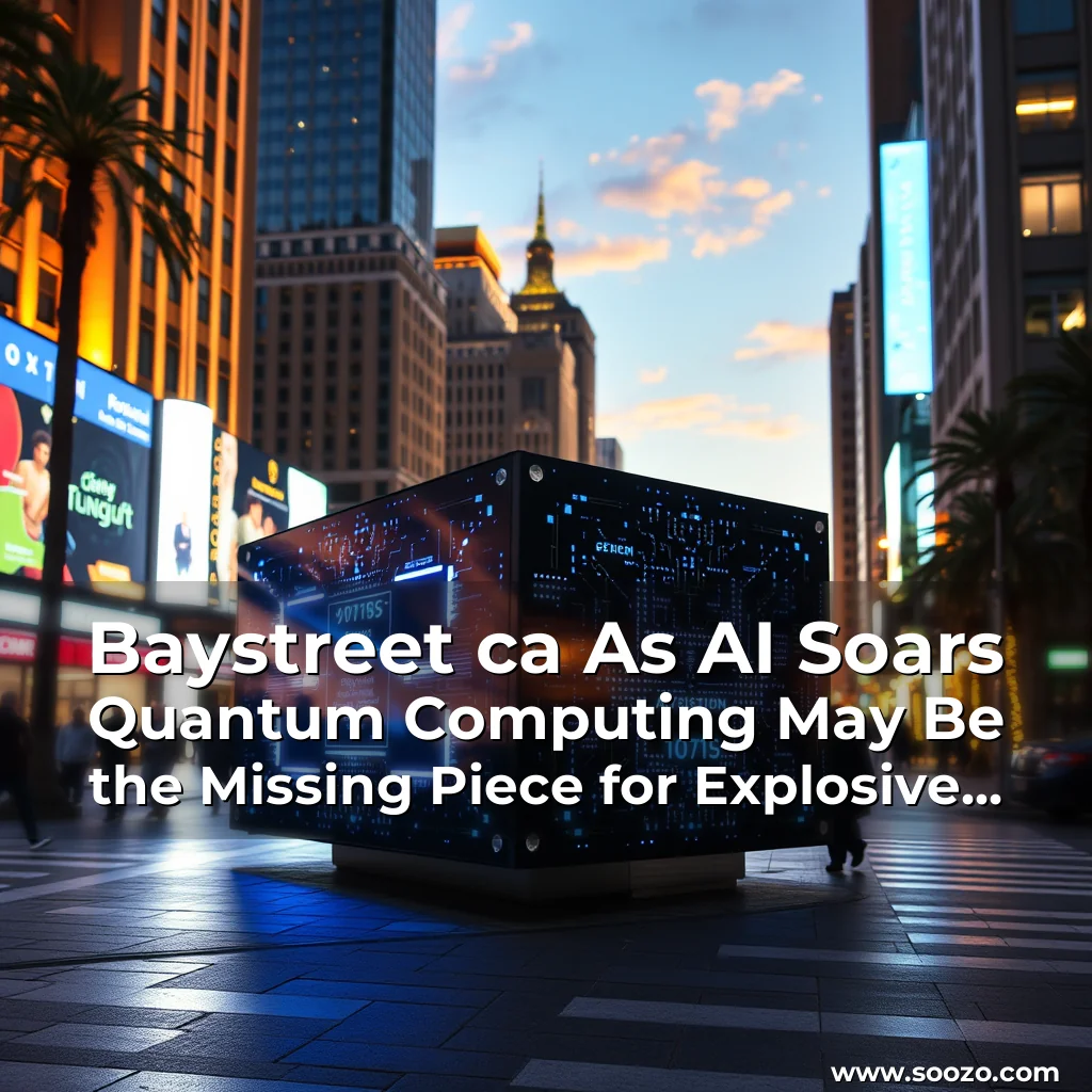 Artistic representation for Baystreet ca As AI Soars Quantum Computing May Be the Missing Piece for Explosive Growth
