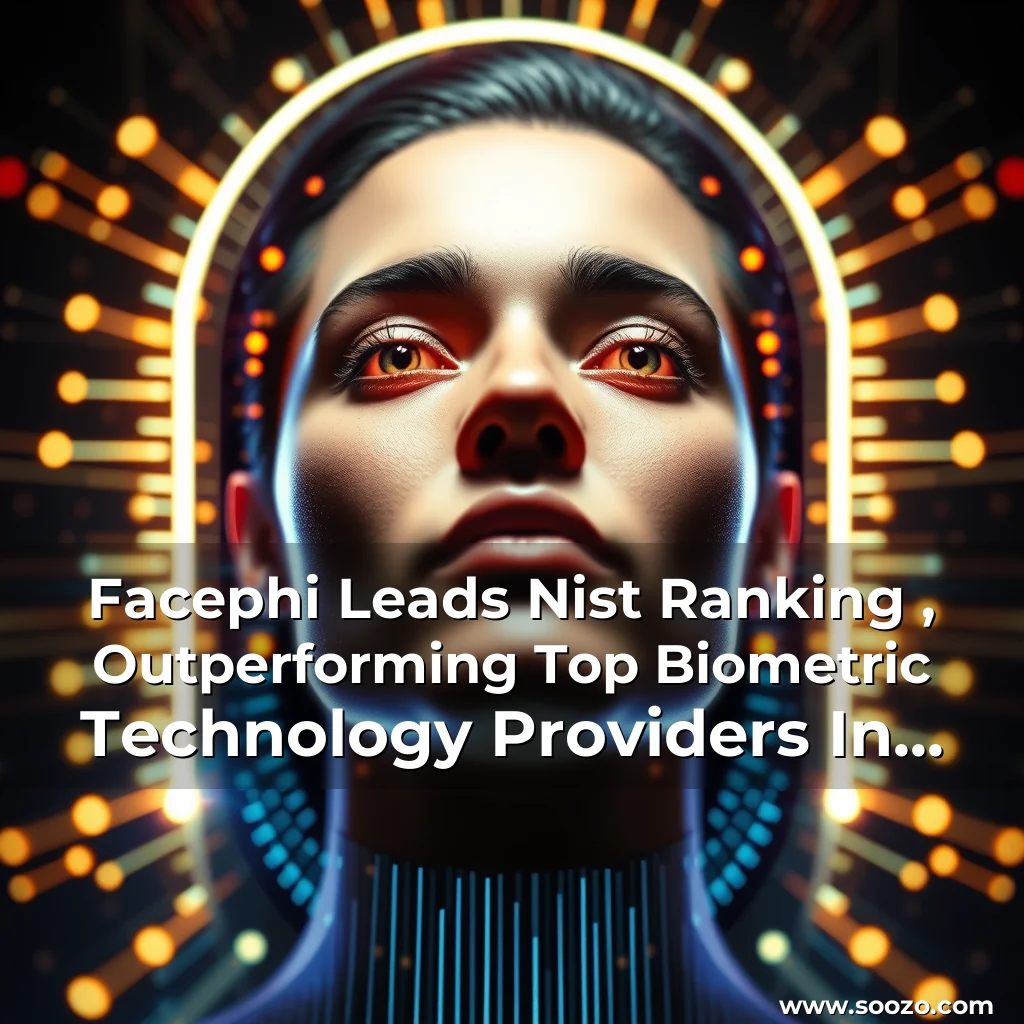 Artistic representation for Facephi Leads Nist Ranking , Outperforming Top Biometric Technology Providers In Accuracy And Efficiency!?
