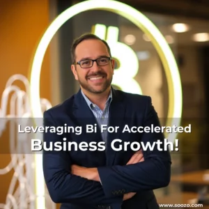 Artistic representation for Leveraging Bi For Accelerated Business Growth!