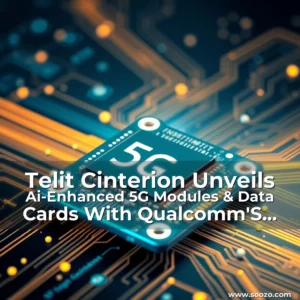 Artistic representation for Telit Cinterion Unveils Ai-Enhanced 5G Modules & Data Cards With Qualcomm'S Advanced Modem Tech!