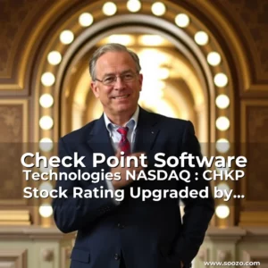 Artistic representation for Check Point Software Technologies NASDAQ : CHKP Stock Rating Upgraded by StockNews com