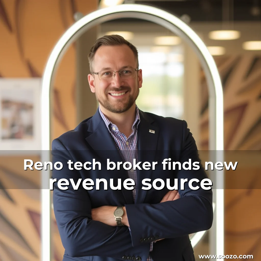 Artistic representation for Reno tech broker finds new revenue source