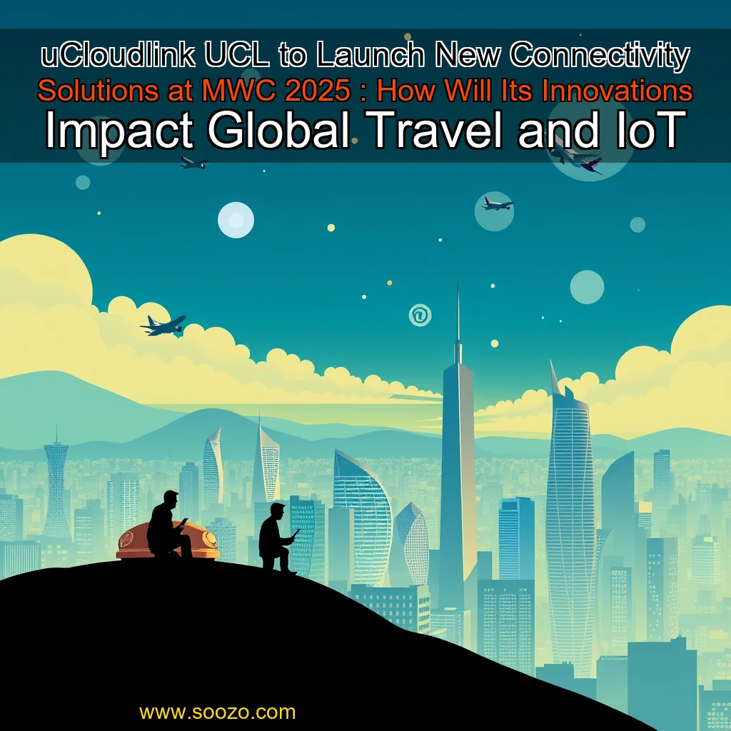 Artistic representation for uCloudlink UCL to Launch New Connectivity Solutions at MWC 2025 : How Will Its Innovations Impact Global Travel and IoT