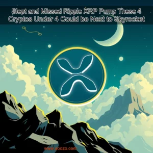 Artistic representation for Slept and Missed Ripple XRP Pump These 4 Cryptos Under 4 Could be Next to Skyrocket