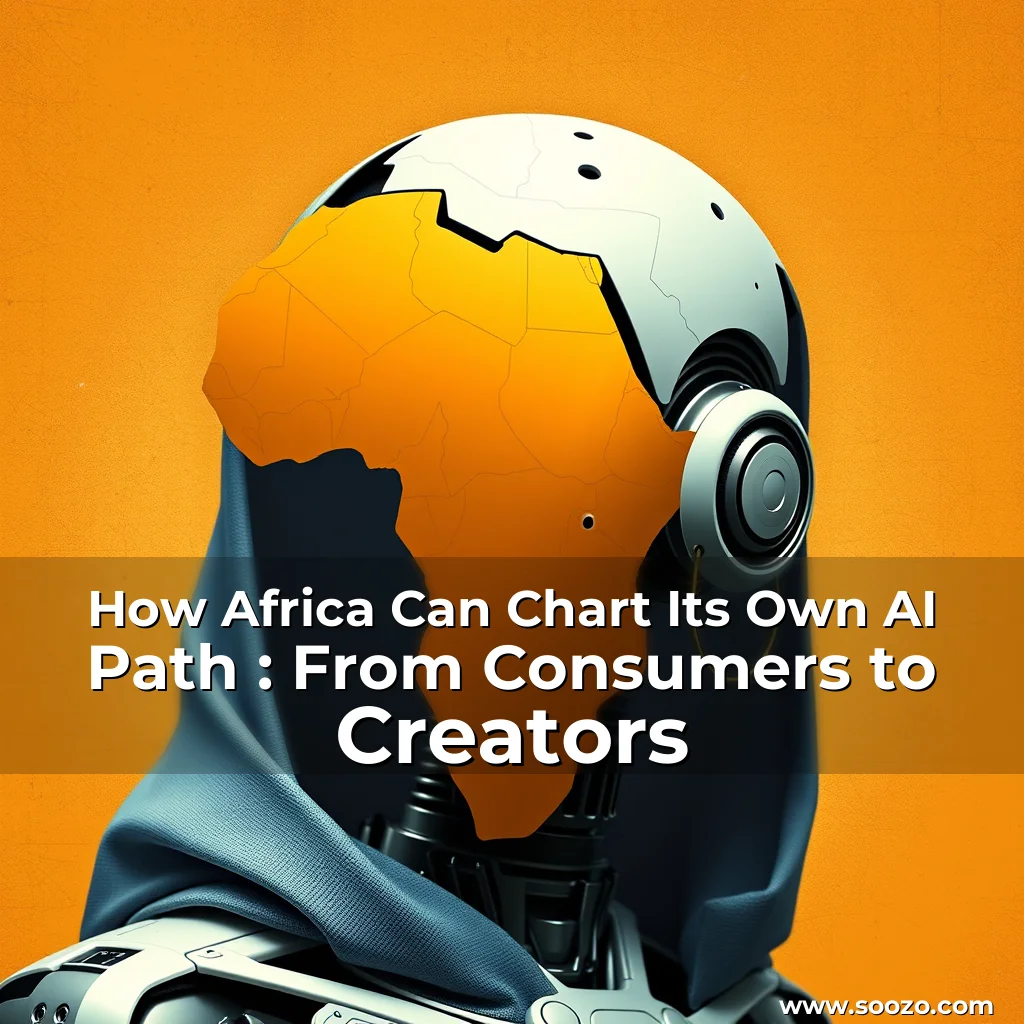 Artistic representation for How Africa Can Chart Its Own AI Path : From Consumers to Creators