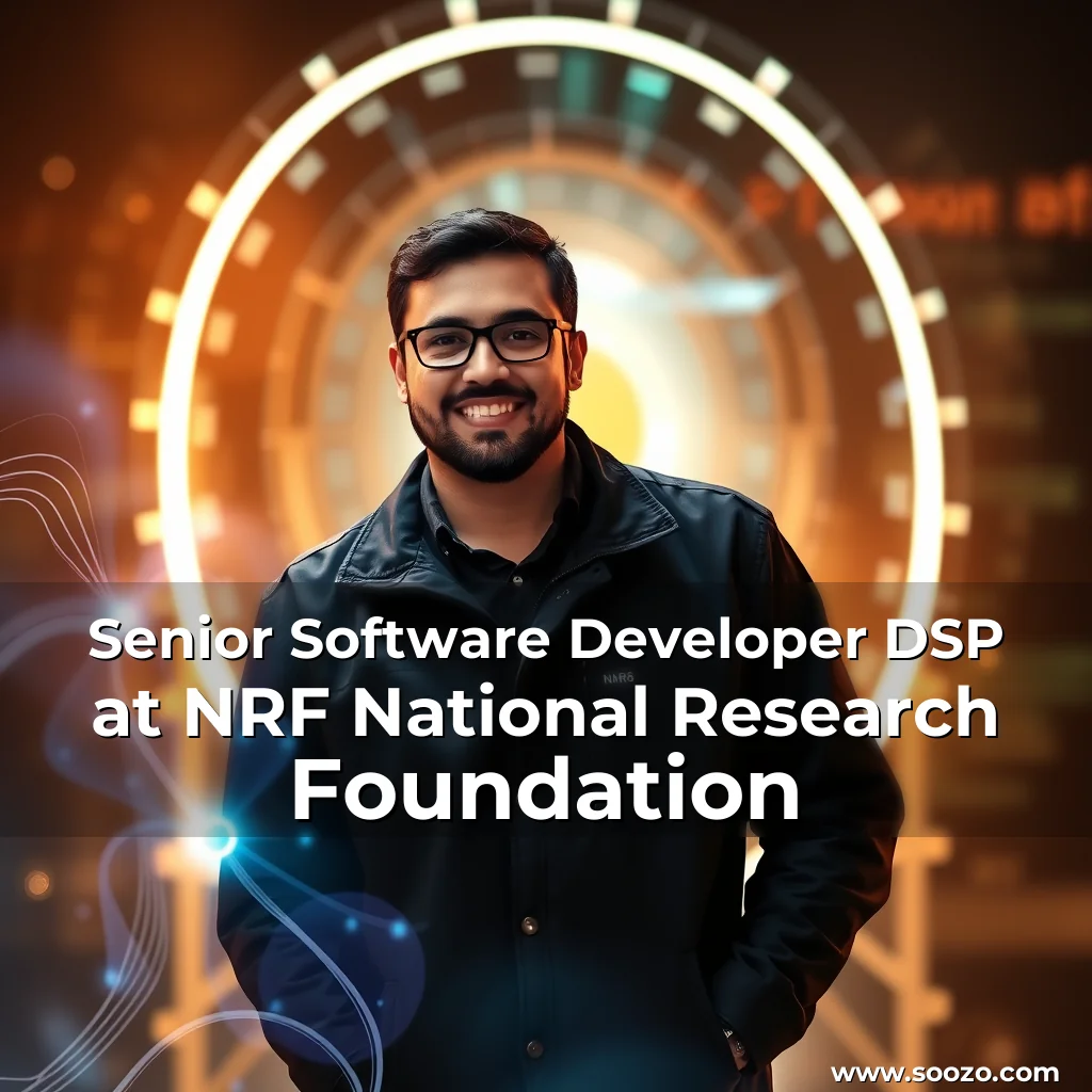 Artistic representation for Senior Software Developer DSP at NRF National Research Foundation