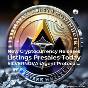 Artistic representation for New Cryptocurrency Releases Listings Presales Today SILVERNOVA iAgent Protocol Nillion