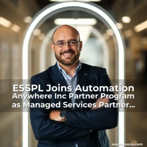 Artistic representation for ESSPL Joins Automation Anywhere Inc Partner Program as Managed Services Partner Bringing AI Powered Automation Services to Customers