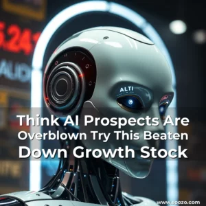 Artistic representation for Think AI Prospects Are Overblown Try This Beaten Down Growth Stock