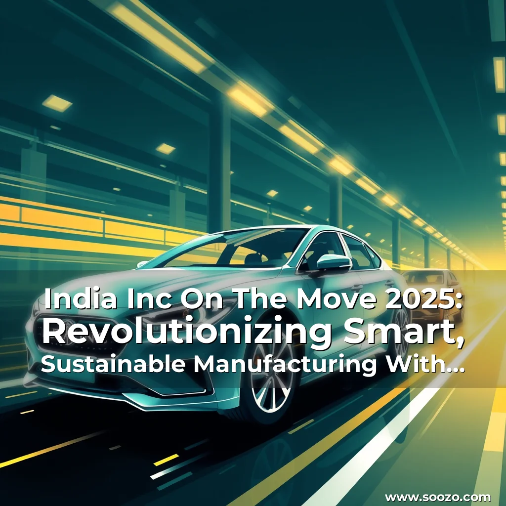 Artistic representation for India Inc On The Move 2025: Revolutionizing Smart, Sustainable Manufacturing With Ai - Et Auto News!