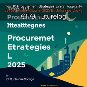 Artistic representation for Top 10 Procurement Strategies Every Hospitality Leader Should Know in 2025 By Johannes Vocke CFO Futurelog
