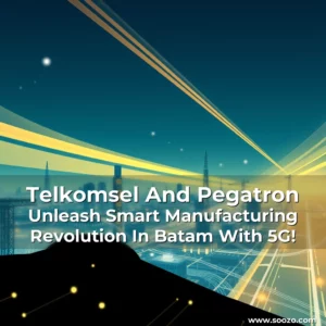Artistic representation for Telkomsel And Pegatron Unleash Smart Manufacturing Revolution In Batam With 5G!